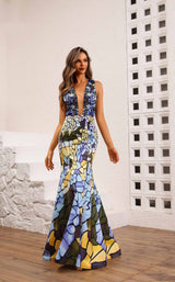 Terani 251P4146 Blue Multi