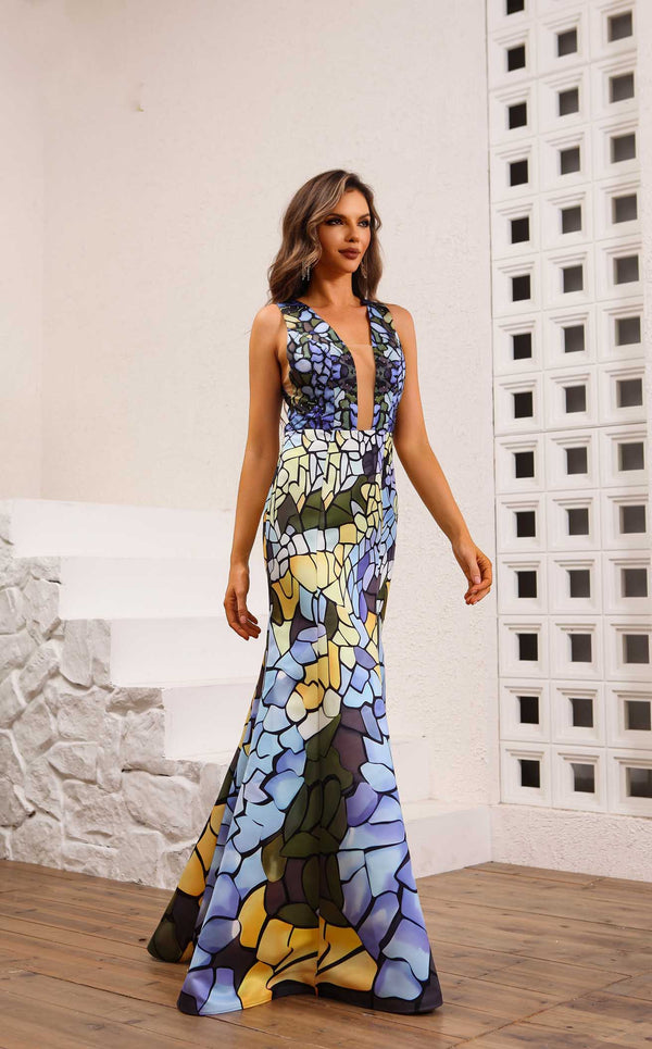 Terani 251P4146 Blue Multi