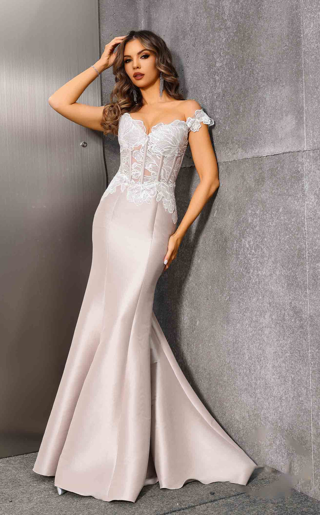 Terani 252E5133 Ivory/Taupe
