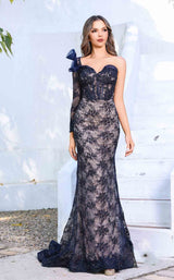 Terani 252GL5225 Navy/Nude
