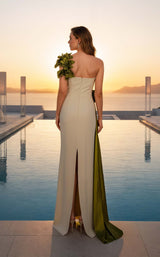 Terani 261E6708 Ivory-Olive