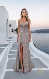 Terani 261P6118 Silver/Nude