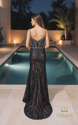 Terani 261P6124 Black-Nude