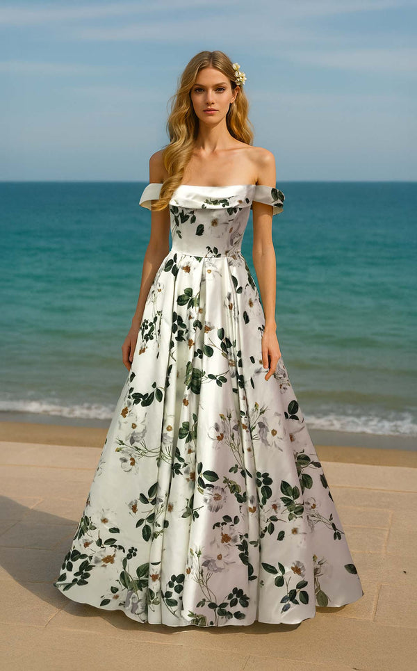 Terani 261P6703 Ivory Multi