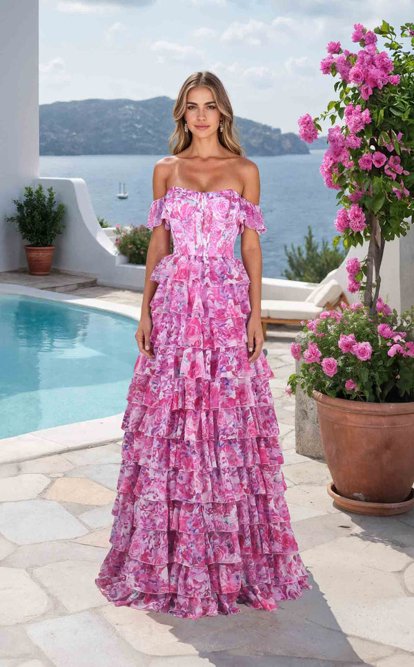 Terani 261P6091 Magenta Multi