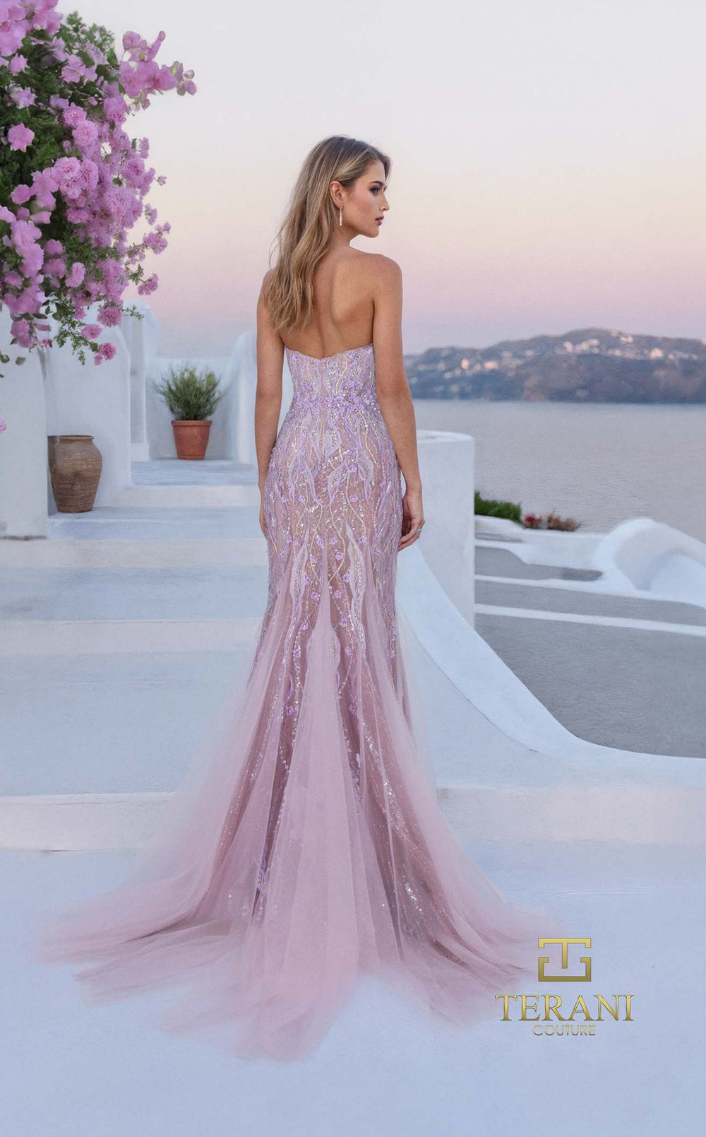 Terani 261p6191 Lavender/Nude