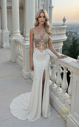 Terani 261P6738 Ivory/Nude