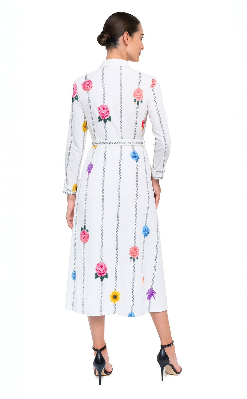 Terani J6746 Ivory Multi
