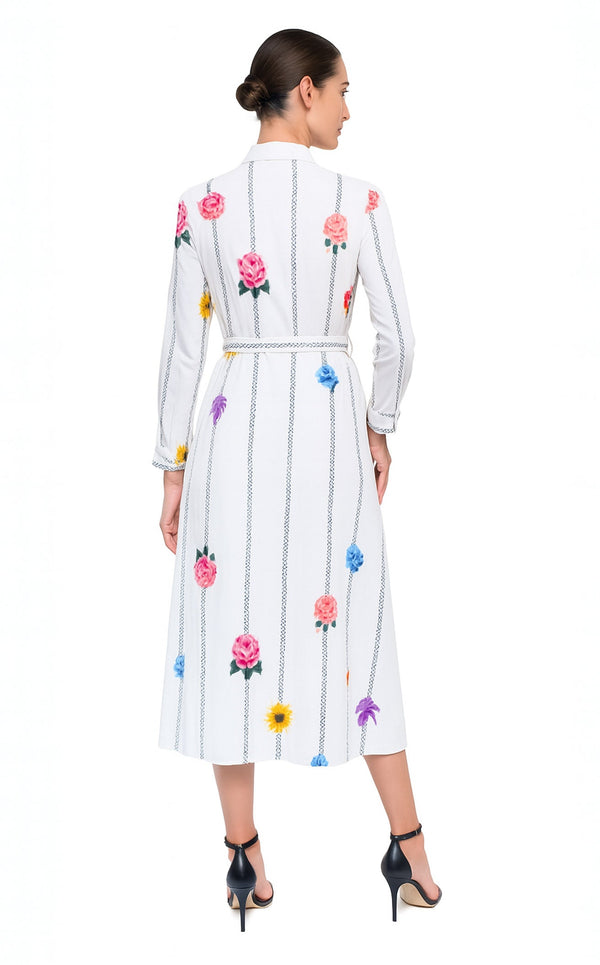 Terani J6746 Ivory Multi