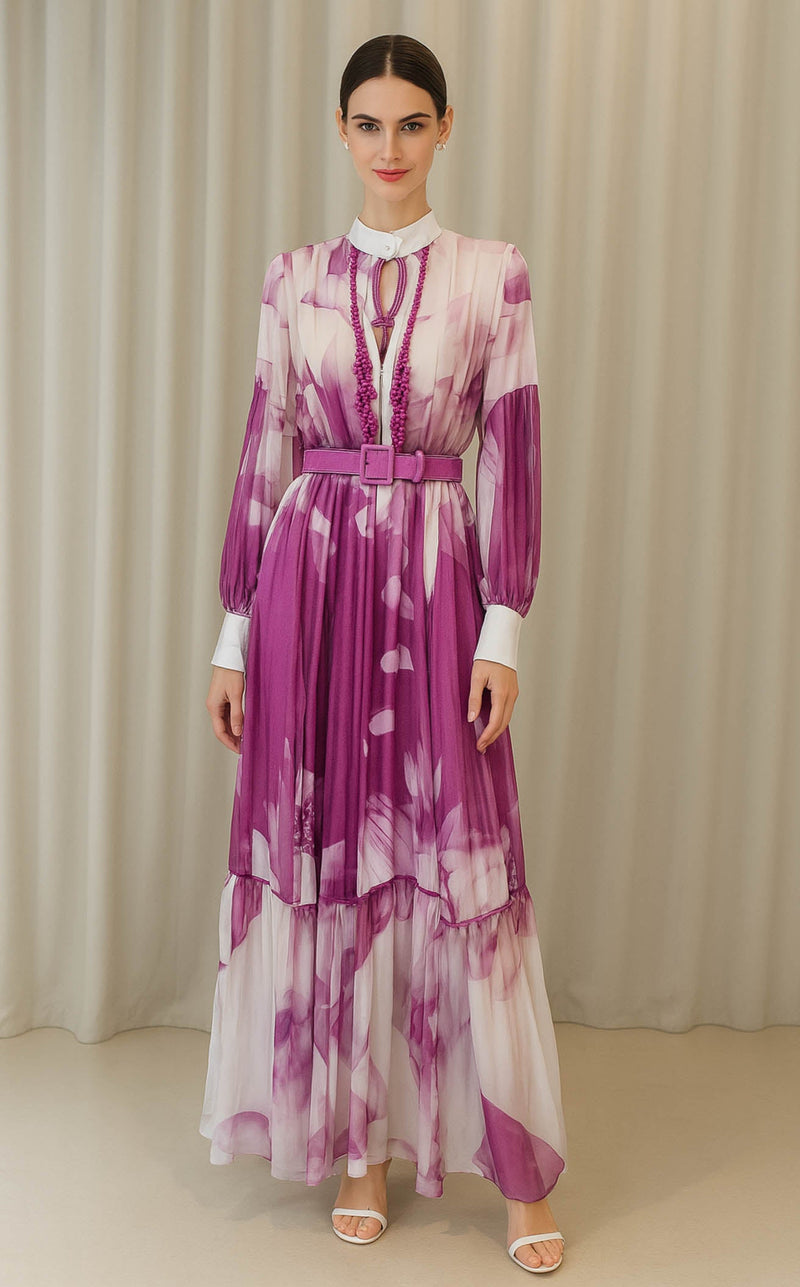 Terani J6747 Ivory Multi