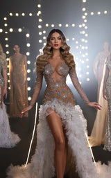 Chic and Holland ZRH440011 Nude-Silver-Ivory
