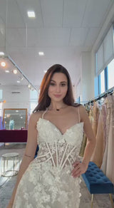 Andrea and Leo WL083 Off-White & Mac Duggal 13013