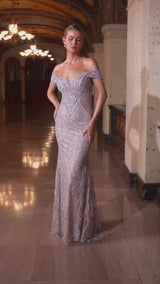 Ladivine CD693 Silver-Nude&Blue