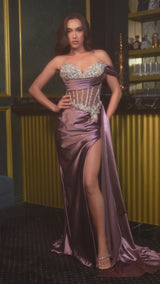 Ladivine CDS542 English-Violet&Mocha-Gold