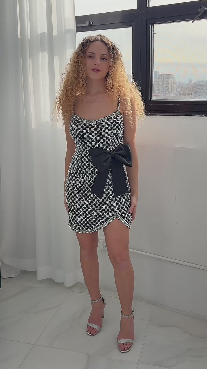 Sherri Hill 57260 Black/Silver/Ivory