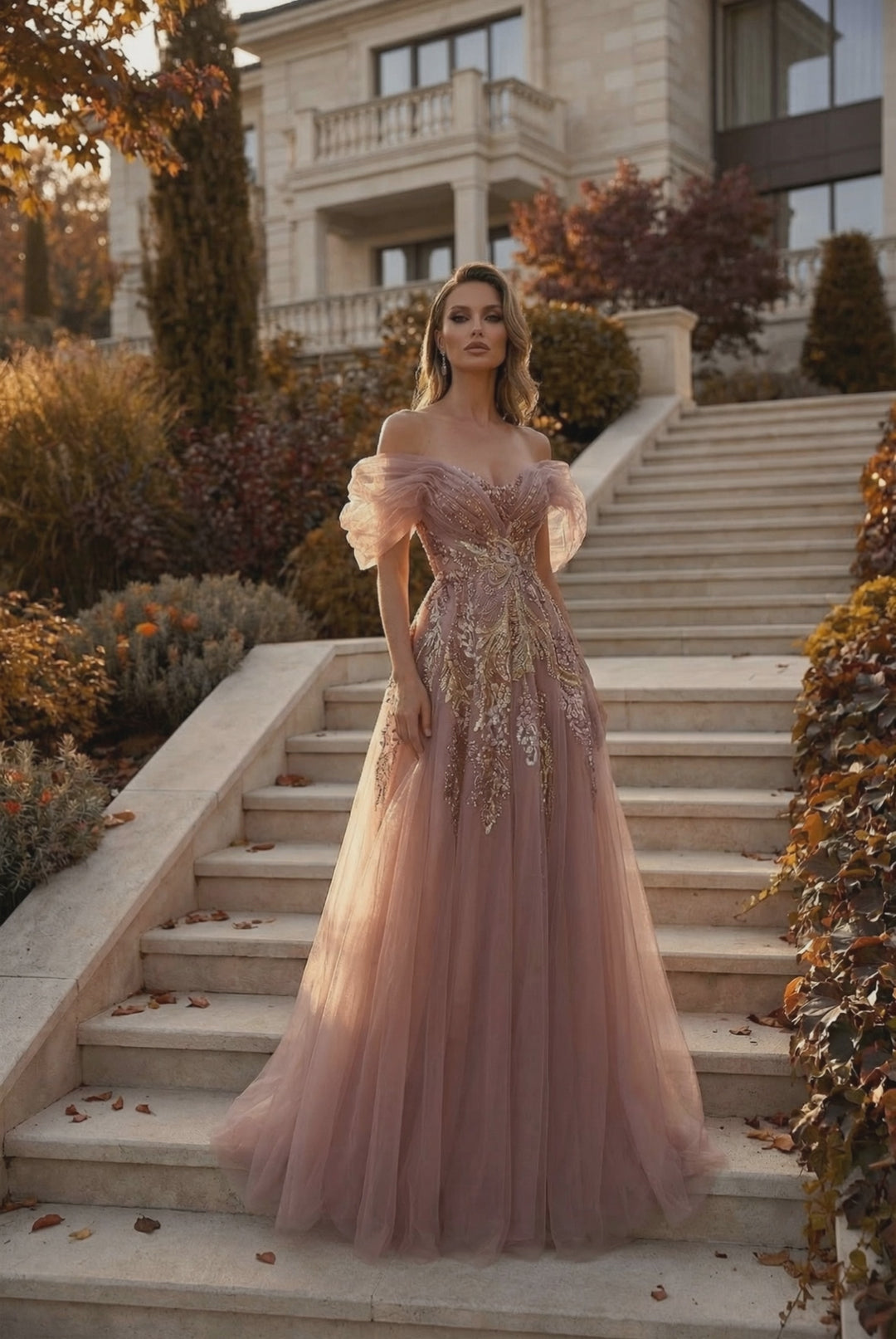 Terani 262M7322 Rose-Blush