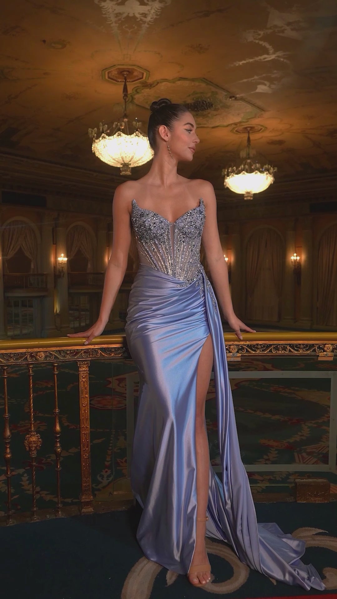 Ladivine CD722 Cielo-Blue&amp;Dusty-Rose&amp;Emerald&amp;Gold&amp;Greenery&amp;Lavender&amp;Navy&amp;Red&amp;Silver