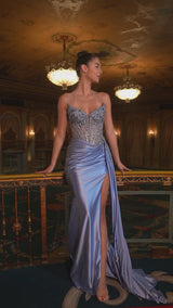 Ladivine CD722 Cielo-Blue&Dusty-Rose&Emerald&Gold&Greenery&Lavender&Navy&Red&Silver