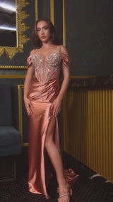 Ladivine CD729 Gold&Rose-Gold&Silver