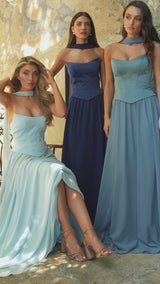 Ladivine CD386 Smoky-Blue&Light-Blue&Navy&Blush&Dusty-Rose&Dark-Burgundy&Light-Yellow&Sage&Lavender&Black