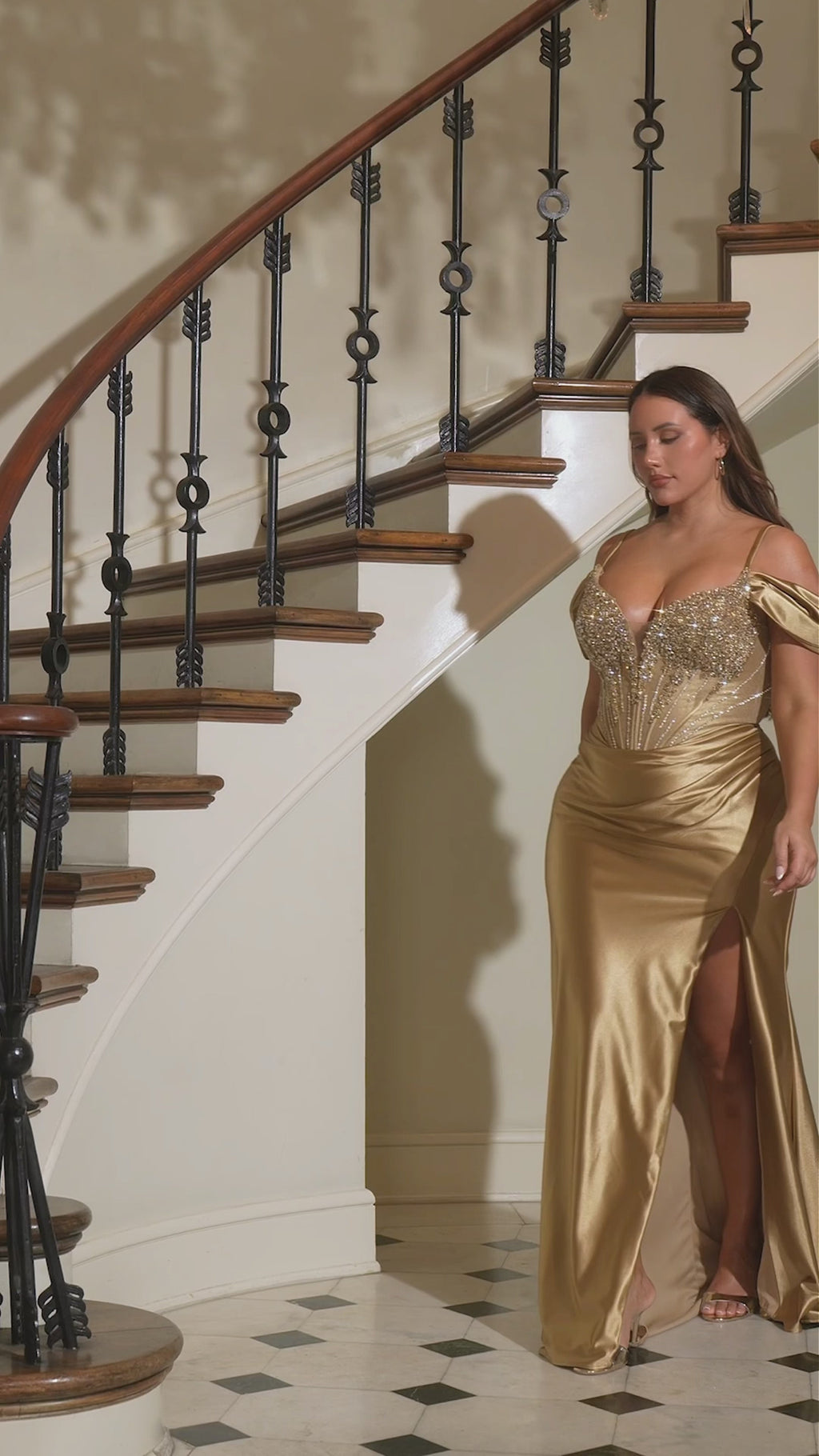 Ladivine CD729C Gold&Rose-Gold