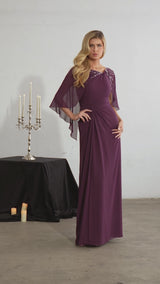 Ladivine CR884 Eggplant&Mauve&Navy