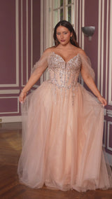 Ladivine CD721C Gold&Eggplant