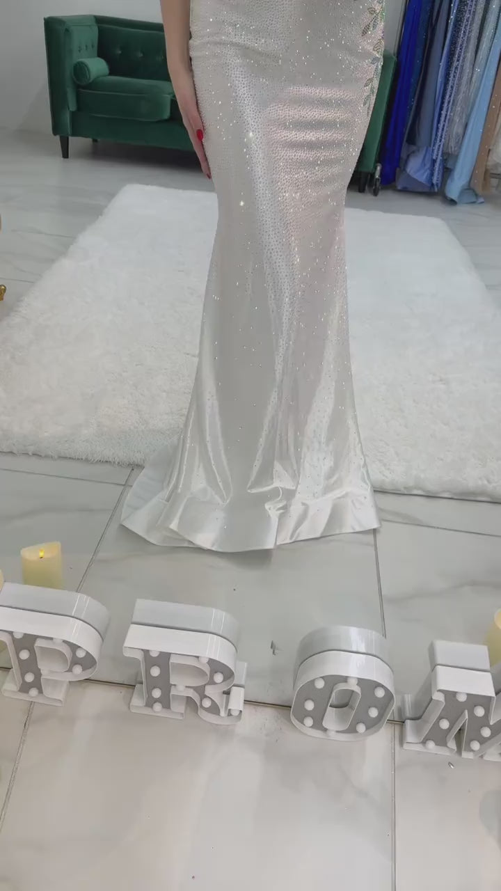 Sherri Hill 57843 Ivory-Multi