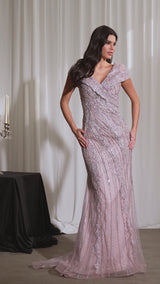Ladivine CD698 Mauve&Navy