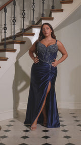 Ladivine CD718C Gold&Navy