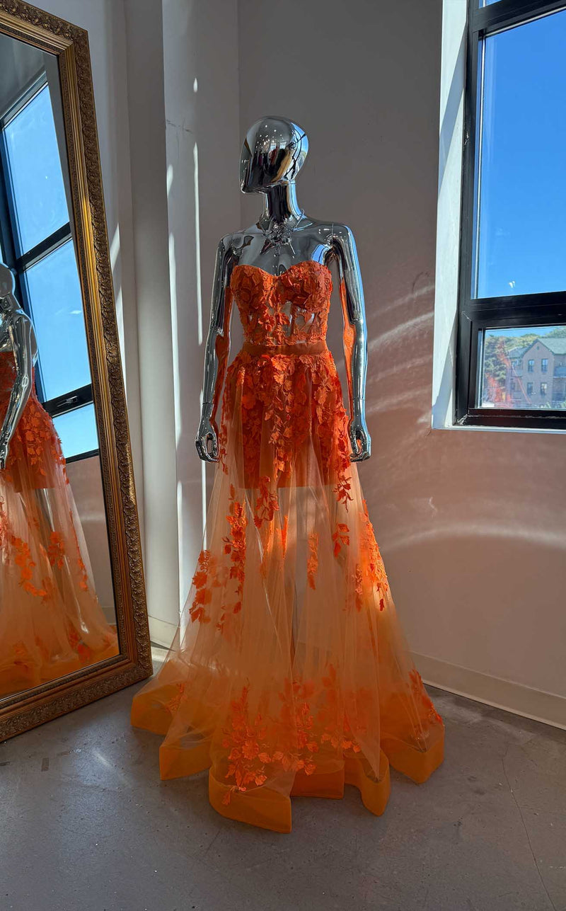 Jovani 02845 Orange