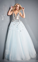 Jovani 00007 Light Blue
