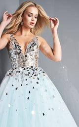 Jovani 00007 Light Blue