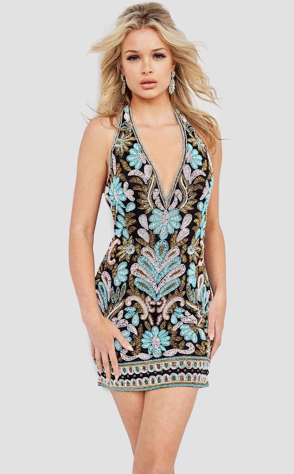 Jovani 000170BG Black Multi