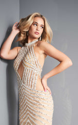 Jovani 00817 Nude-White