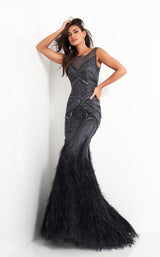 Jovani 02337 Charcoal