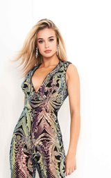 Jovani 02469 Black/Green