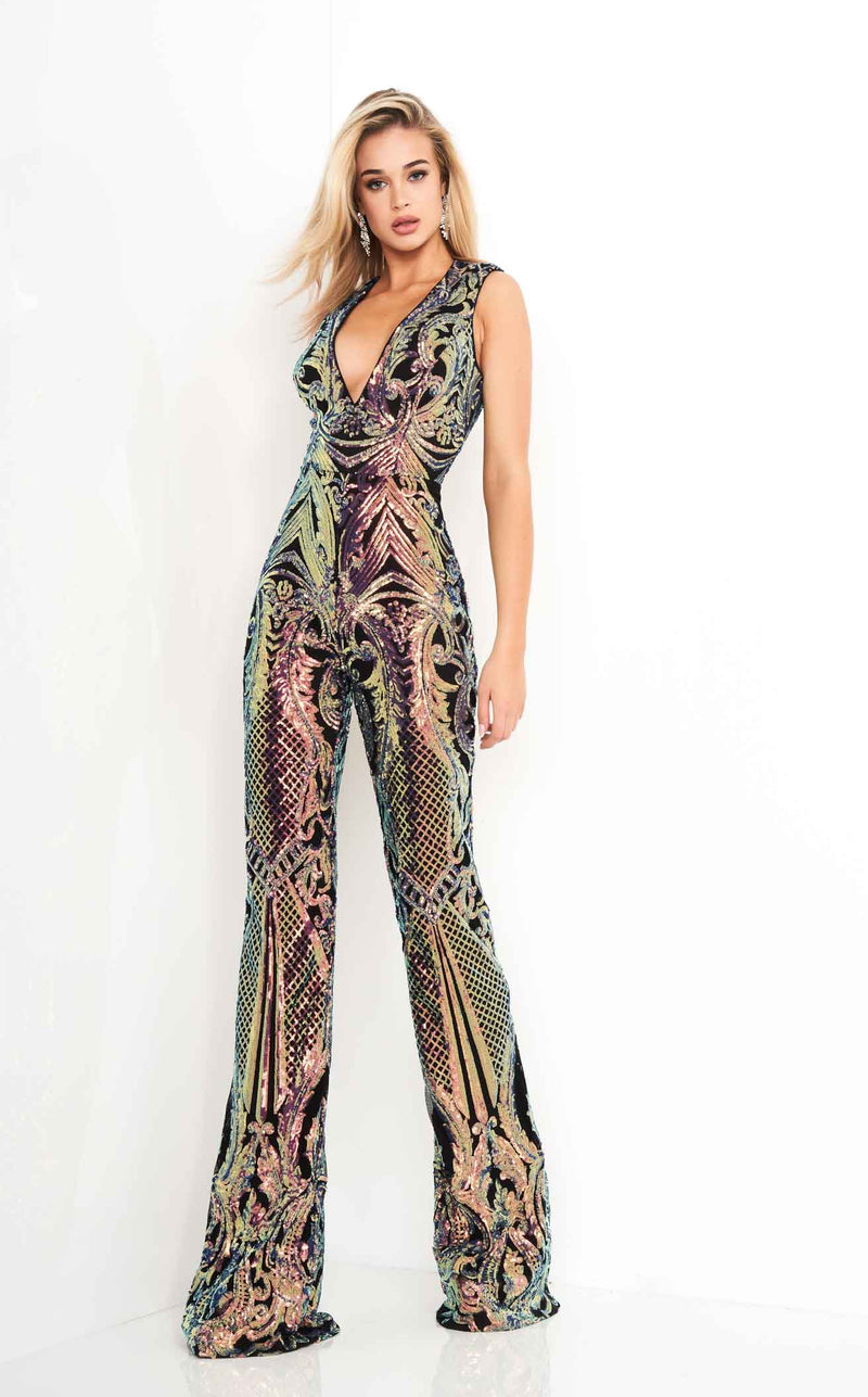 Jovani 02469 Black/Green