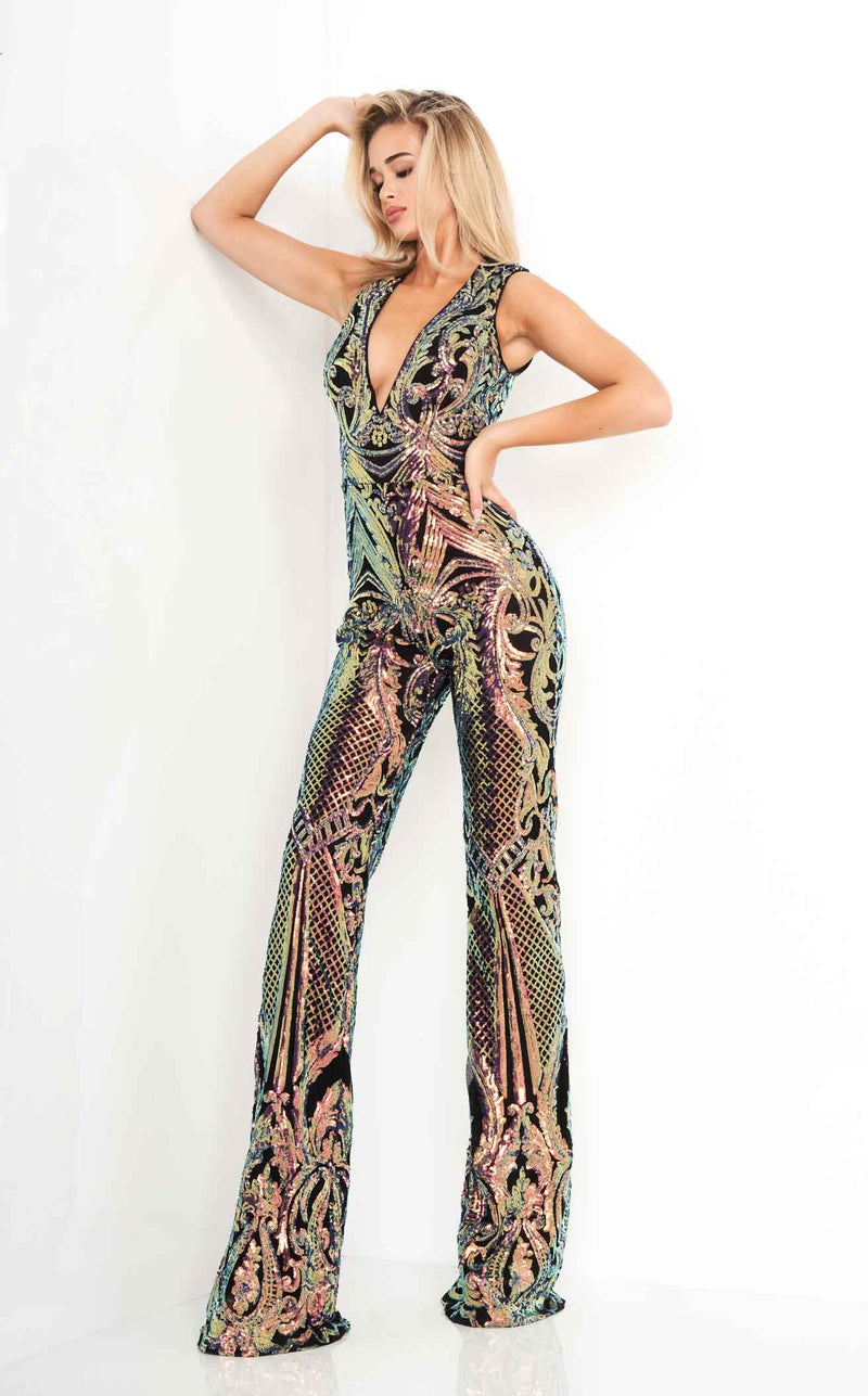 Jovani 02469 Black/Green