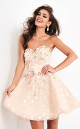 Jovani 03128 Nude Multi