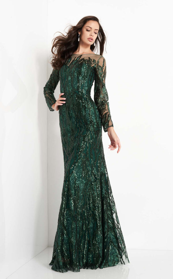 Jovani 03936 Dark Green