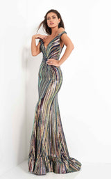 Jovani 04809 Black-Multi