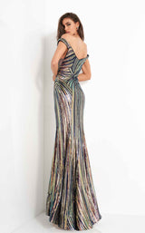 Jovani 04809 Black-Multi
