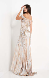 Jovani 04813BG Nude Multi