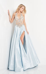 Jovani 05587 Light-Blue-Nude