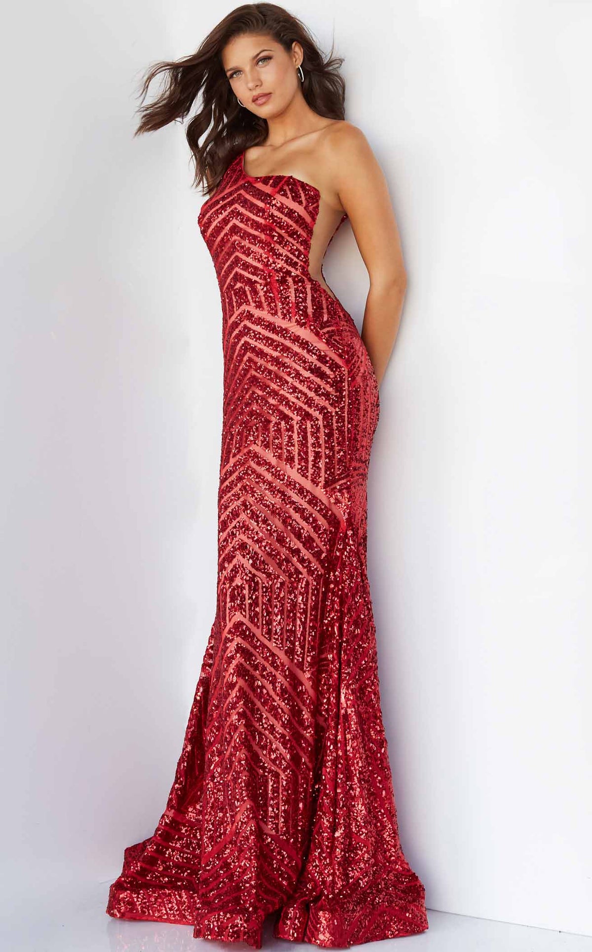 strapless open back dress Jovani 37253 Dress main image 0