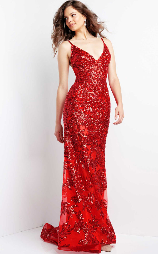 Jovani 06203BG Red