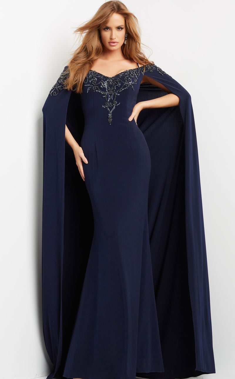 Jovani 06631BG Navy