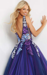 Jovani 06807 Navy Multi