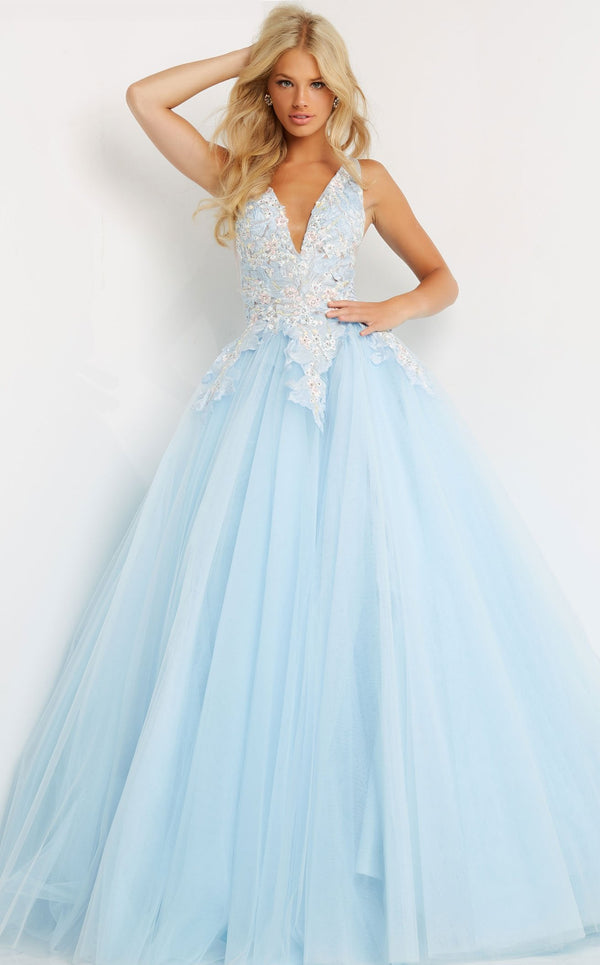 Jovani 06808 Light Blue